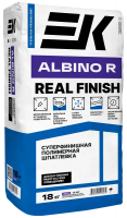 Суперфинишная полимерная шпатлевка ЕК ALBINO R REAL FINISH 18 кг