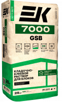Кладочно-клеевой раствор для блоков (зимняя версия) ЕК 7000 GSB FROST 25 кг