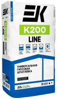 Универсальная гипсовая шпатлевка ЕК K200 LINE 20 кг