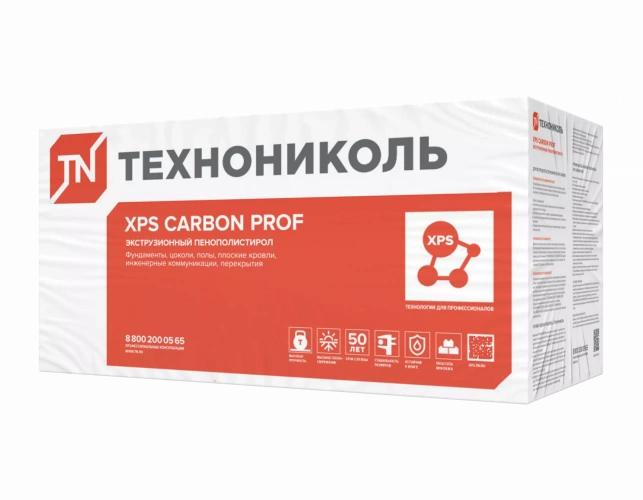 XPS ТЕХНОНИКОЛЬ CARBON PROF SLOPE-4,2% 600x1200x10/35 Элемент А