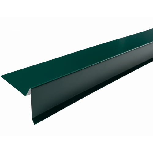 Планка торцевая полиэстер RAL 6005 зеленая, шт.