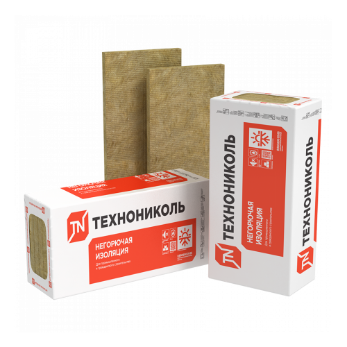 Теплоизоляция (базальт) ТЕХНОНИКОЛЬ Техноруф Н Экстра 1200х600х50 (0,216 куб.м., 4,32 кв.м., 6 плит)