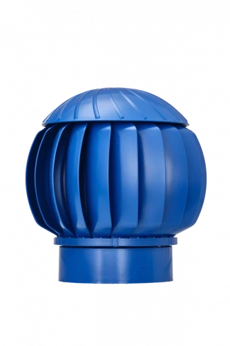 Ротационная вентиляционная турбина Gervent 160 мм, синий