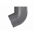 ТН ПВХ МАКСИ колено трубы 67°, графитово-серый, шт.