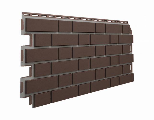 Фасадные панели ОПТИМА, Клинкер, темно-коричневый, шт.