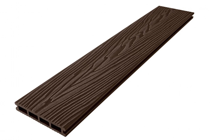 Террасная доска T-DECKS PREMIUM 3D OPTIMA CLASSIC, БРАШИНГ (венге)