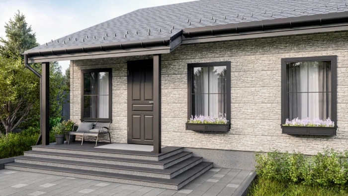 Фасадные панели ОПТИМА, Камень, слоновая кость, шт.